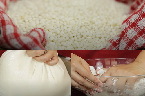 làm bột gạo nếp